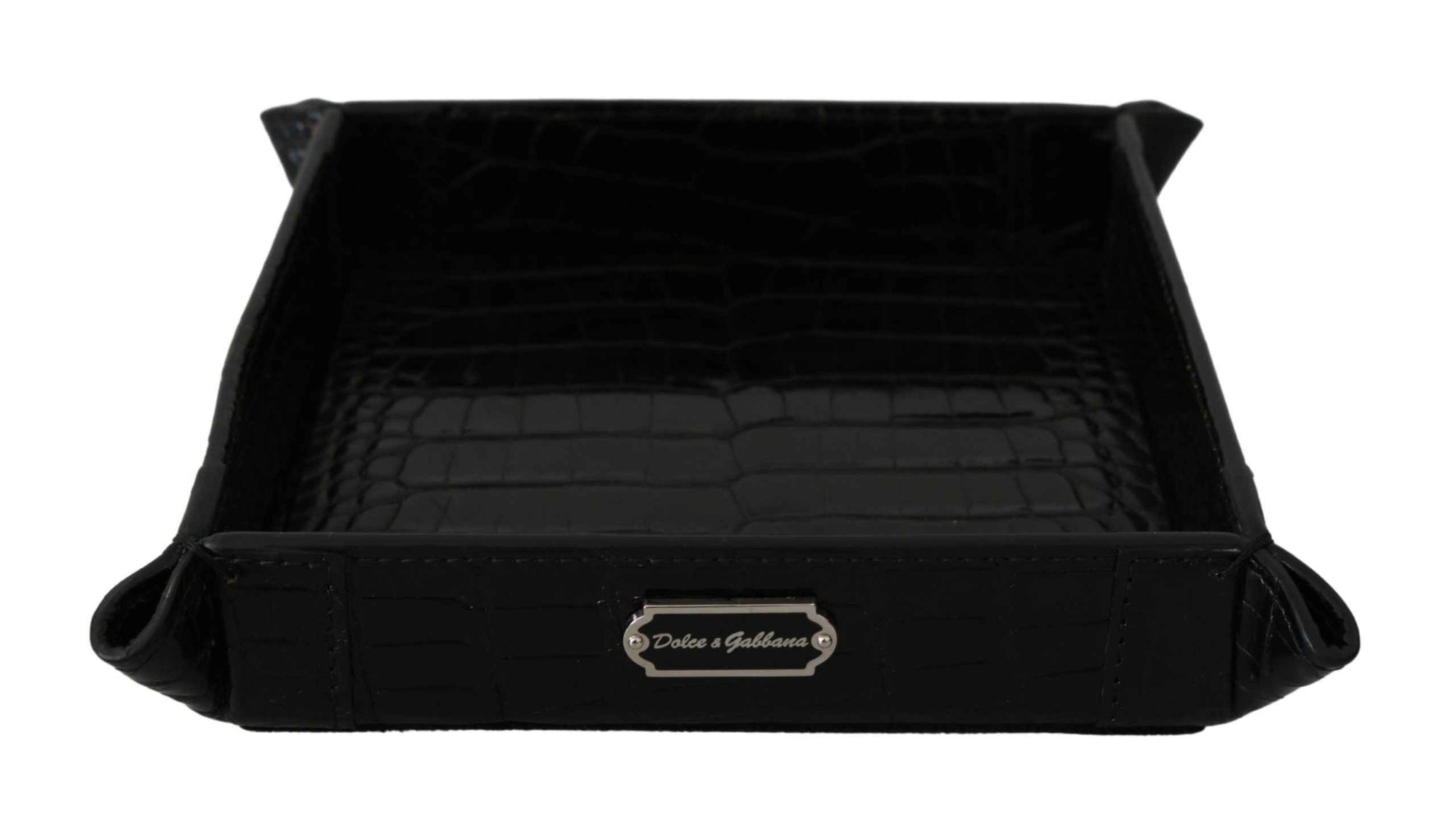 Dolce & Gabbana Plate Key Wallet Phone Card Money Patterned Skin Tray