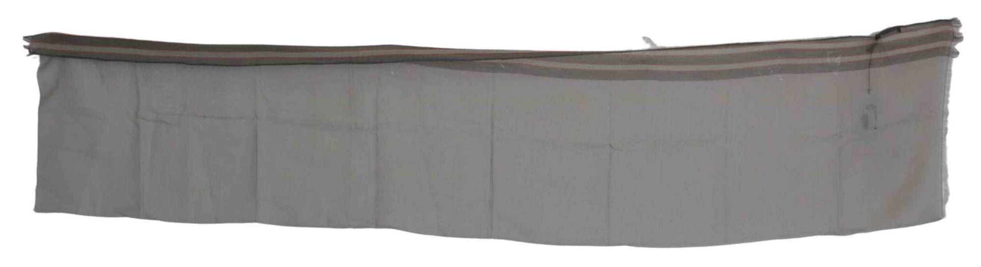 Costume National Gray Fringe Neck Wrap Cotton Scarf