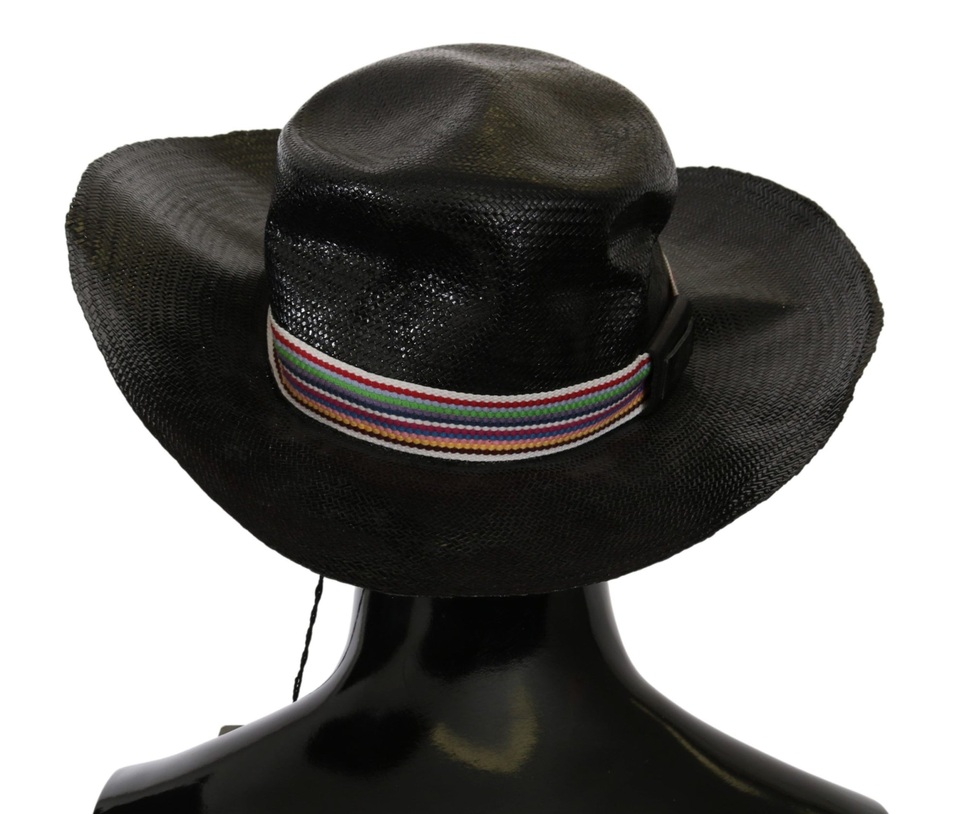 Costume National Black Wide Brim Cowboy Solid Hat - Maison Luxe