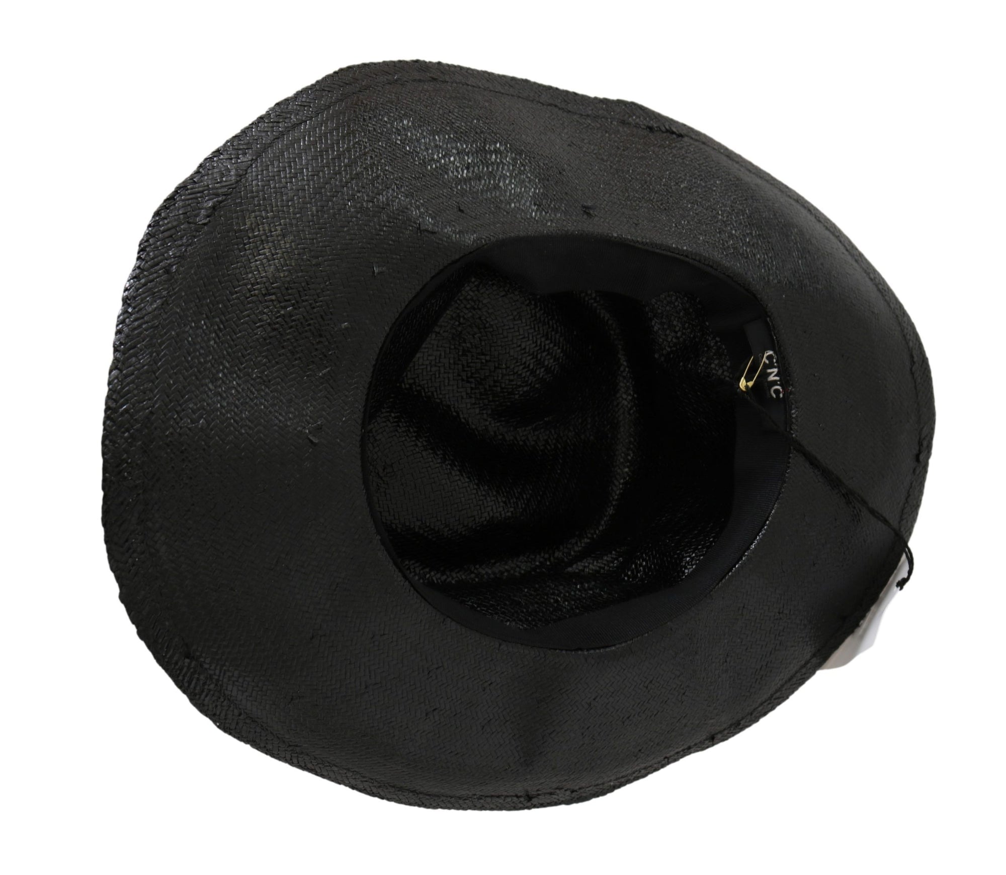 Costume National Black Wide Brim Cowboy Solid Hat - Maison Luxe