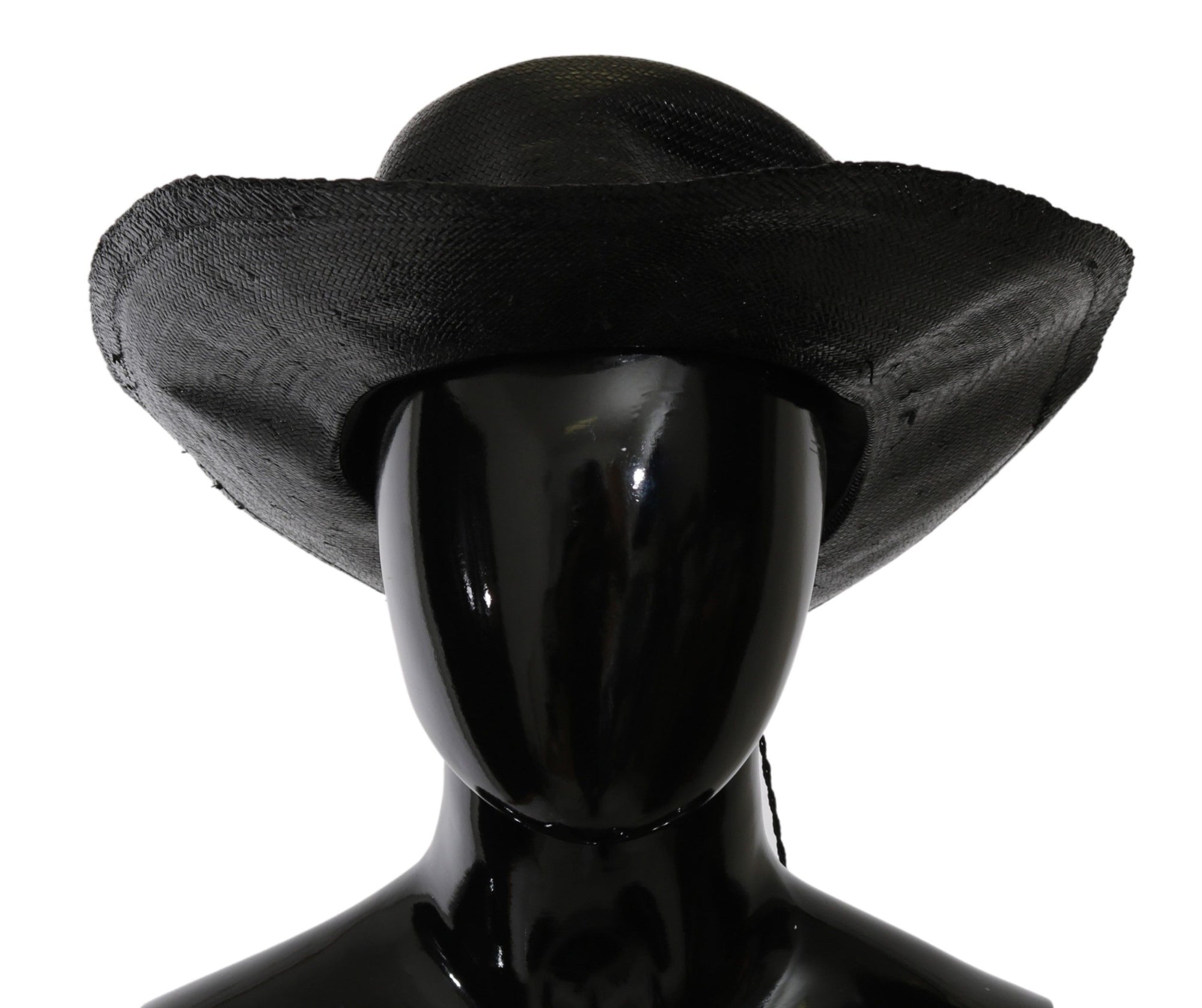 Costume National Black Wide Brim Cowboy Solid Hat - Maison Luxe