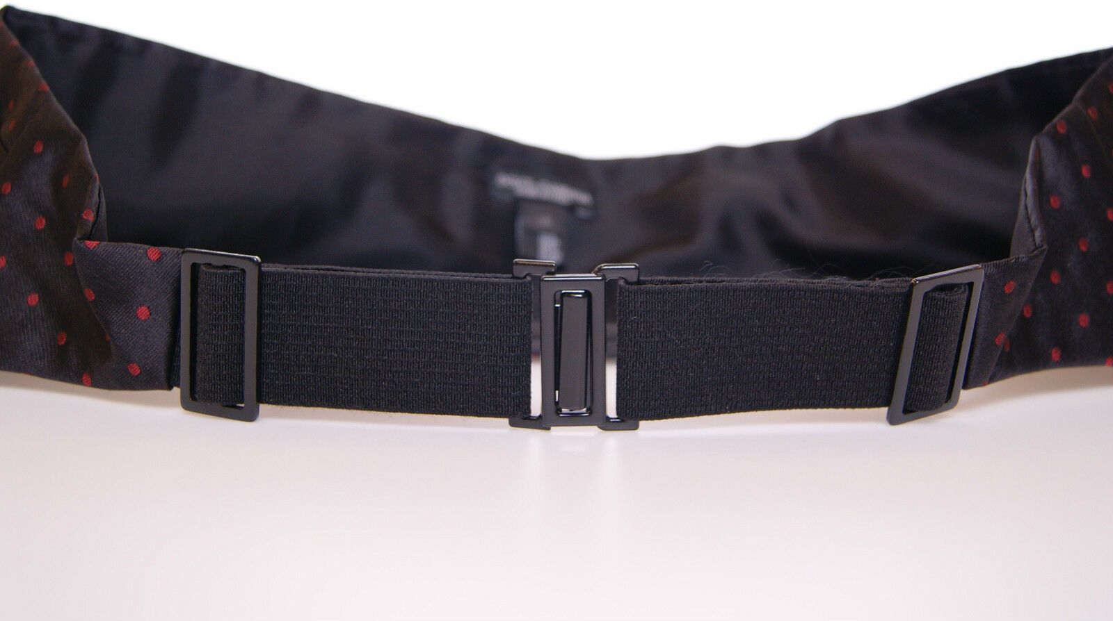 Dolce & Gabbana Black Waist Tuxedo Smoking Belt Cummerbund - Maison Luxe