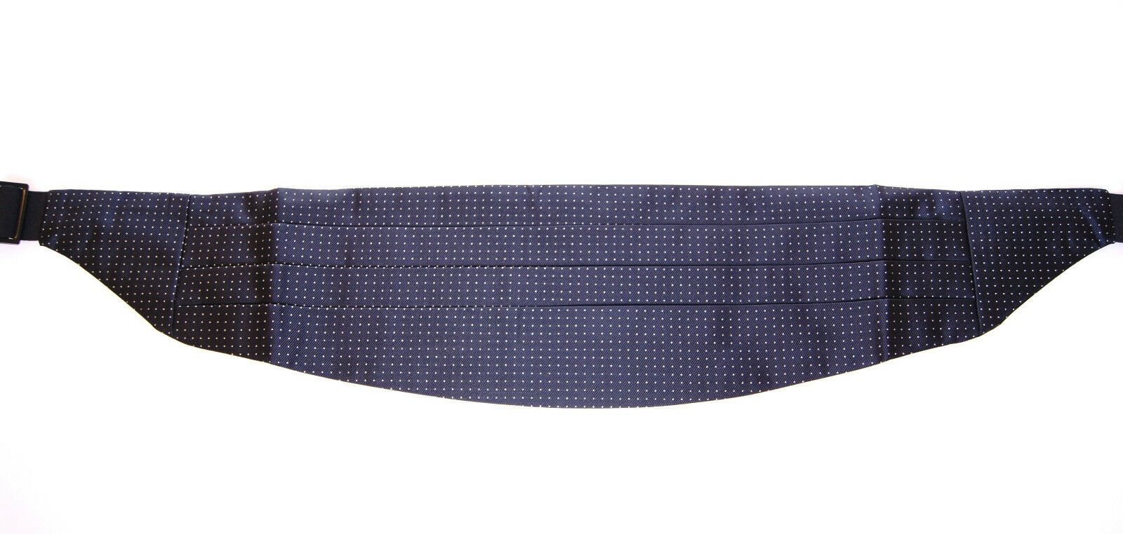 Dolce & Gabbana Blue Waist Smoking Tuxedo Cummerbund Belt - Maison Luxe