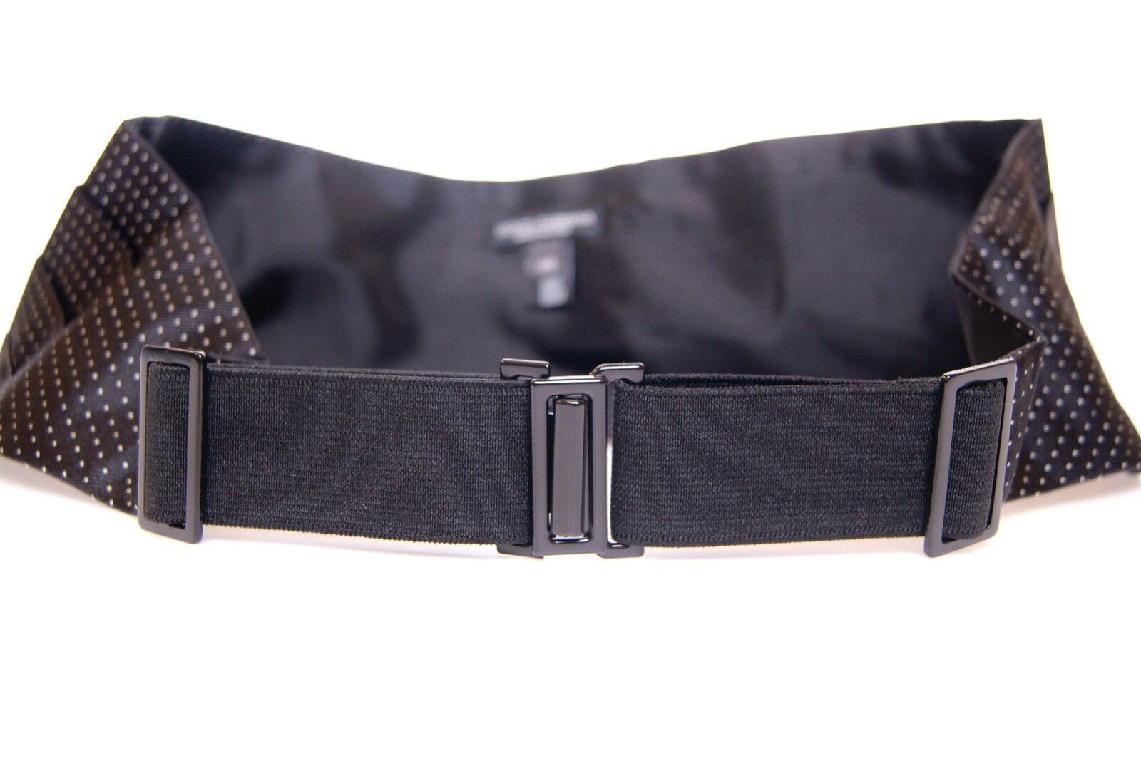 Dolce & Gabbana Black Waist Smoking Tuxedo Cummerbund  Belt - Maison Luxe