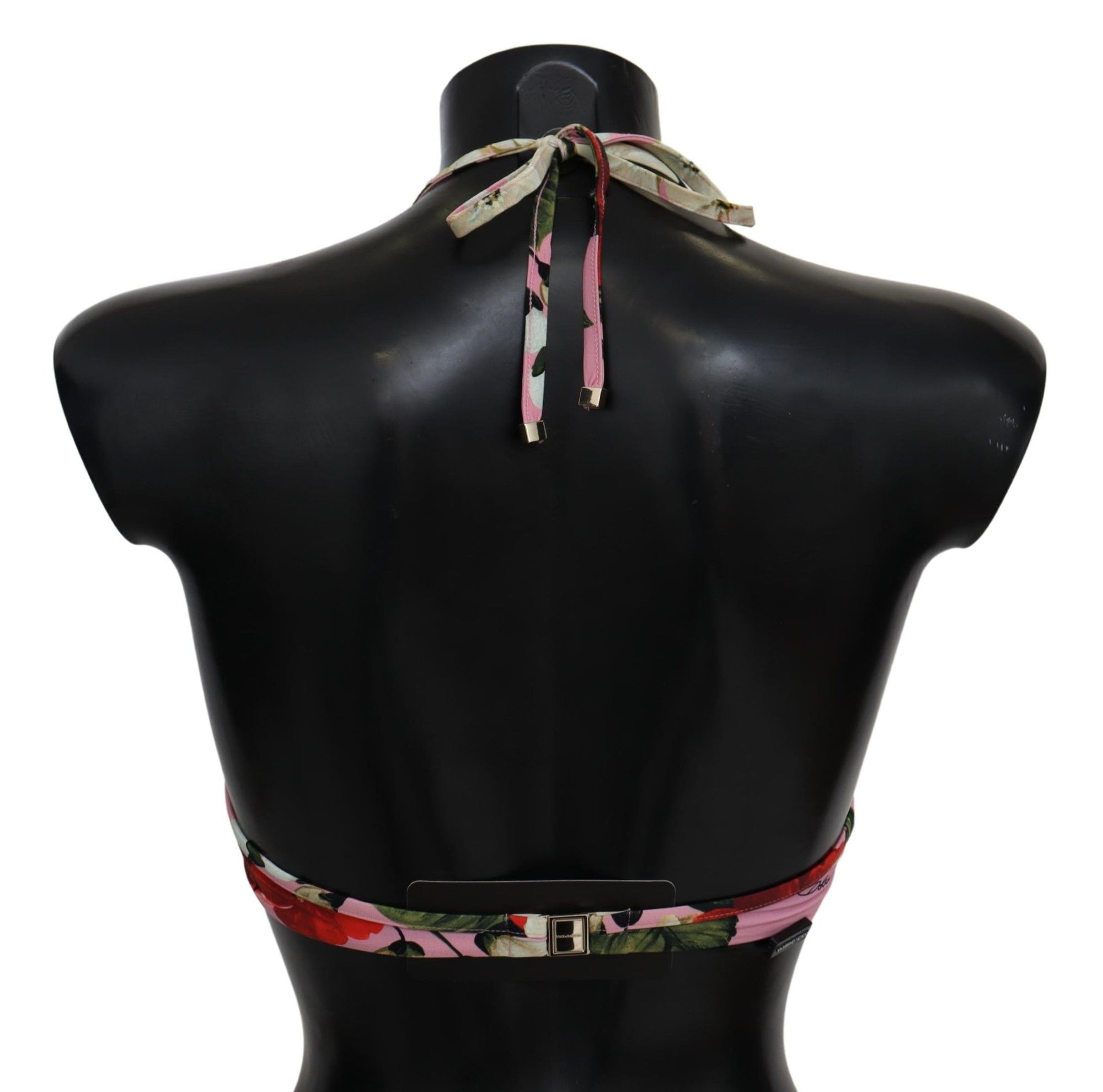 Dolce & Gabbana Multicolor Floral Swimsuit Beachwear Bikini Tops