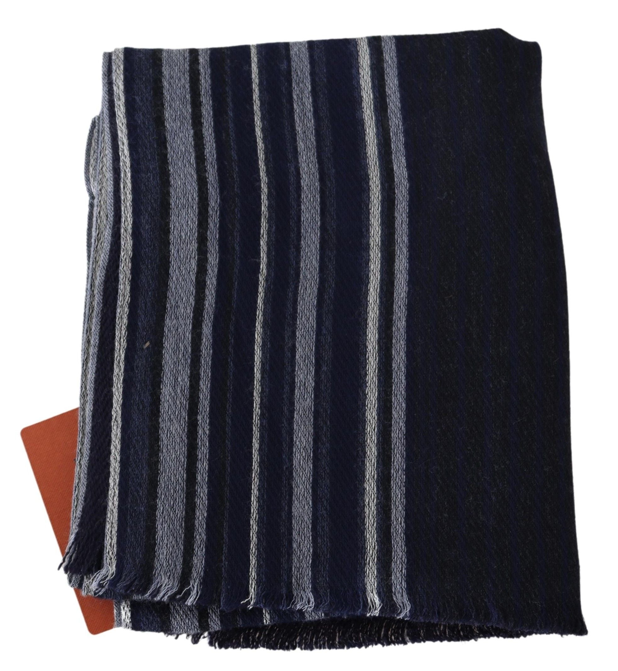 Missoni Multicolor Wool Striped Unisex Wrap Fringes Shawl - Maison Luxe