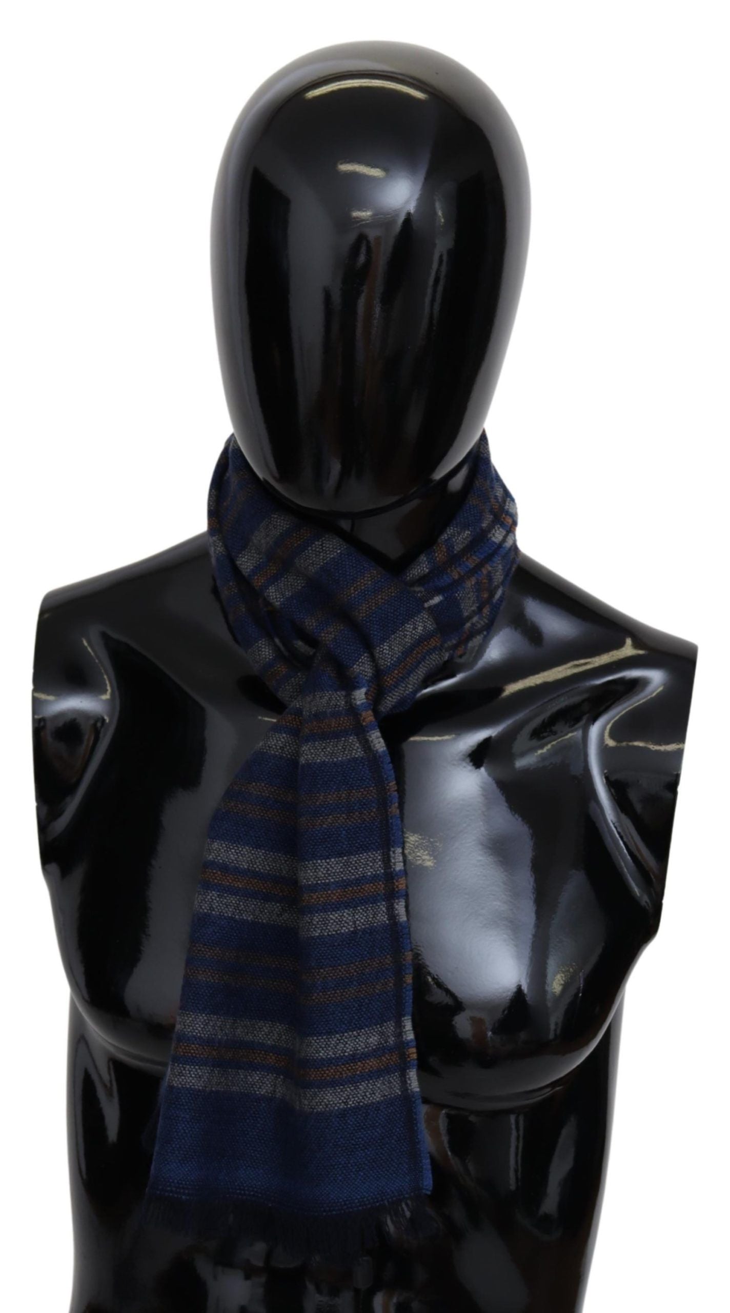 Missoni Multicolor Wool Striped Unisex Neck Wrap Shawl - Maison Luxe