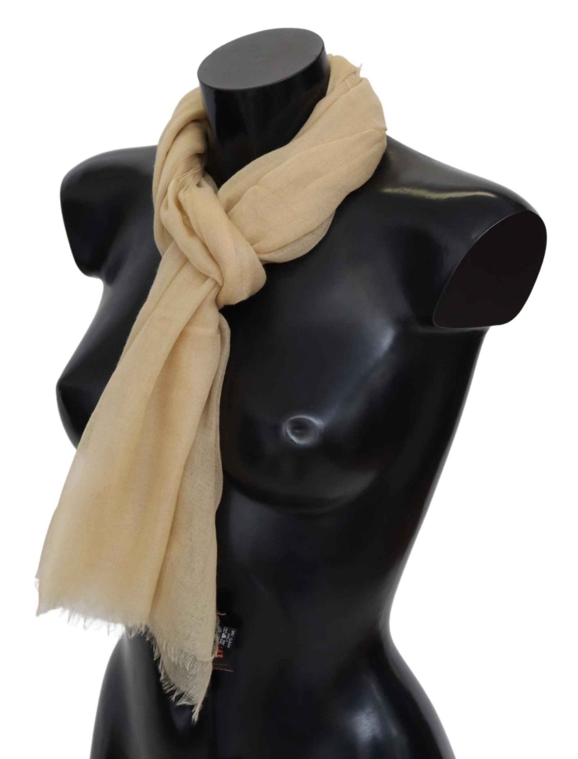 Missoni Beige Cashmere Unisex Neck Scarf