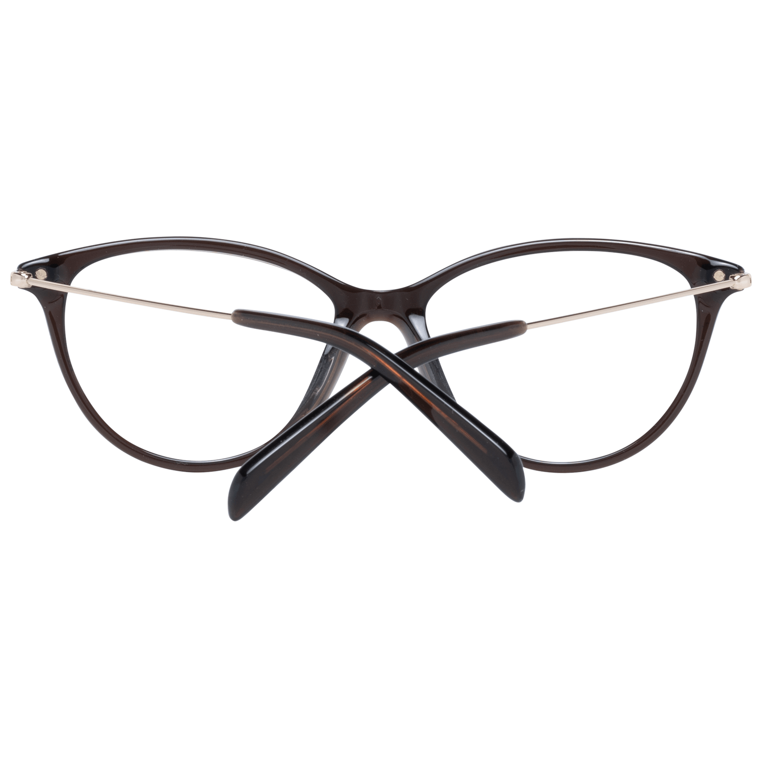 Emilio Pucci Brown Metal & Plastic Glasses (Frames)