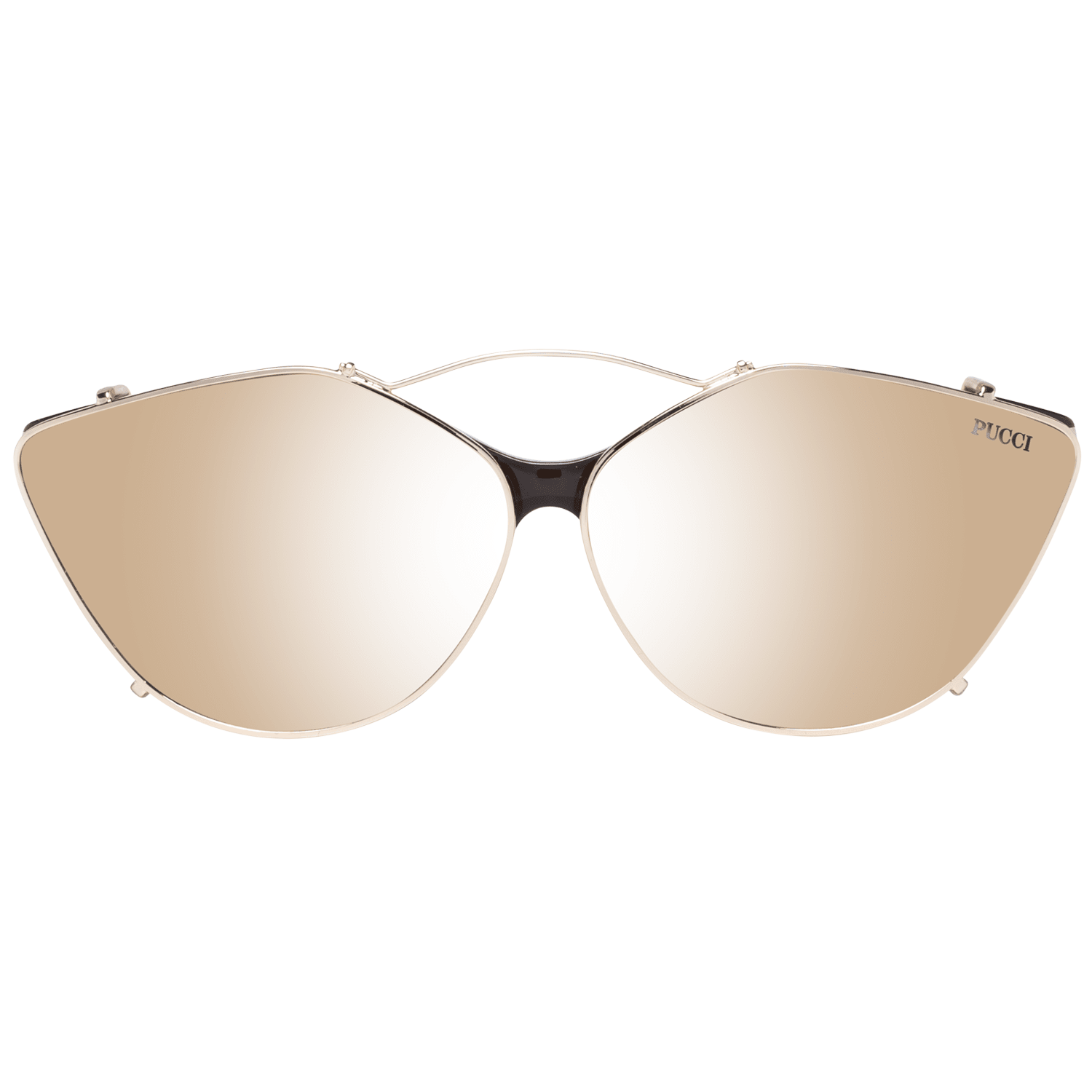 Emilio Pucci Brown Metal & Plastic Glasses (Frames)