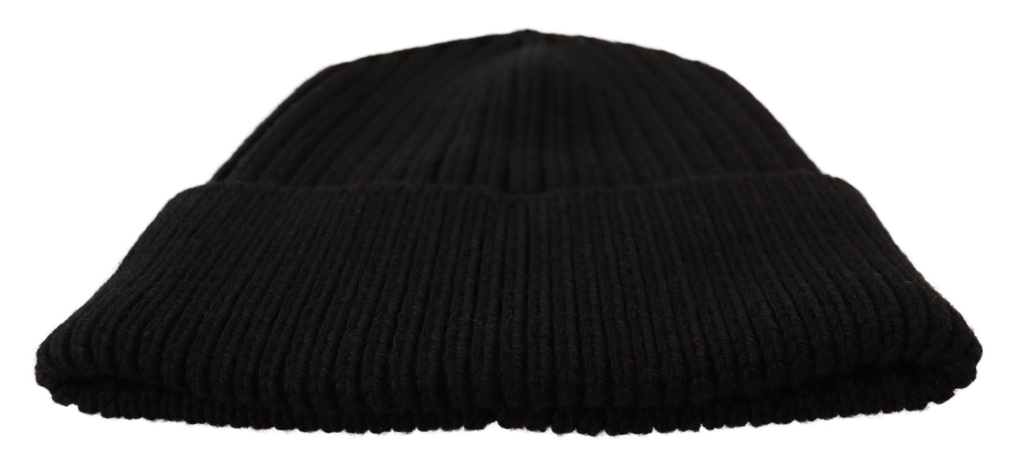 Dolce & Gabbana Black Wool Knit Women Winter Hat - Maison Luxe