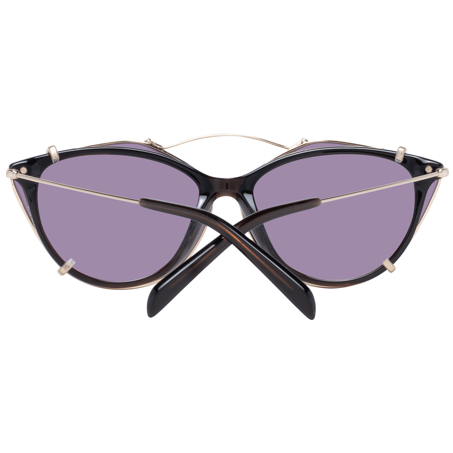 Emilio Pucci Brown Metal & Plastic Glasses (Frames)