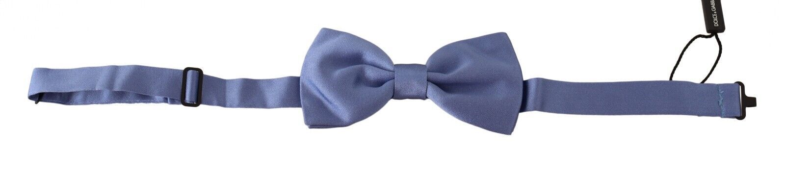 Dolce & Gabbana Purple 100% Silk Adjustable Neck Papillon Bow Tie - Maison Luxe