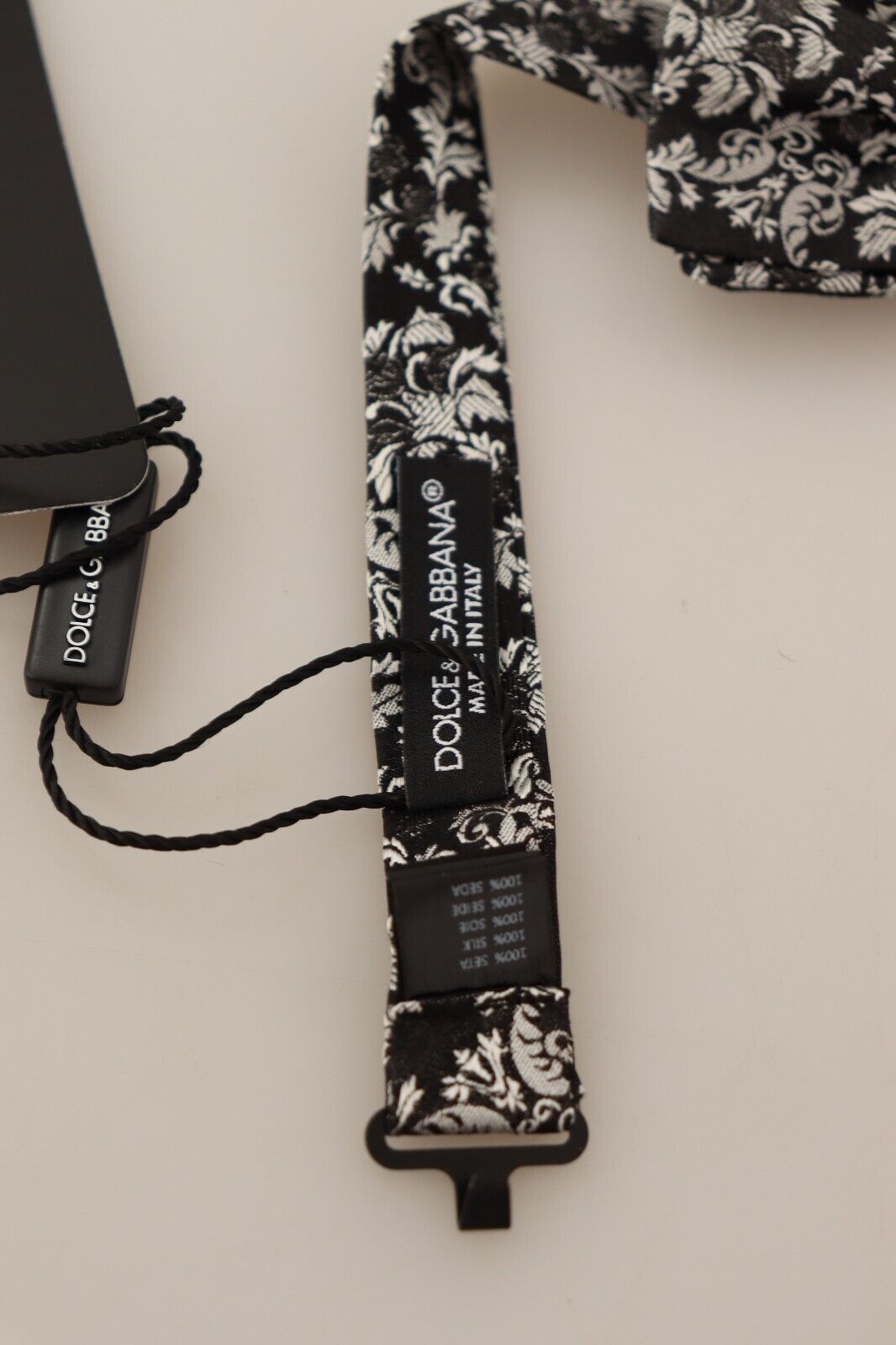 Dolce & Gabbana Multicolor Floral Adjustable Neck Papillon Bow Tie (Copy) - Maison Luxe