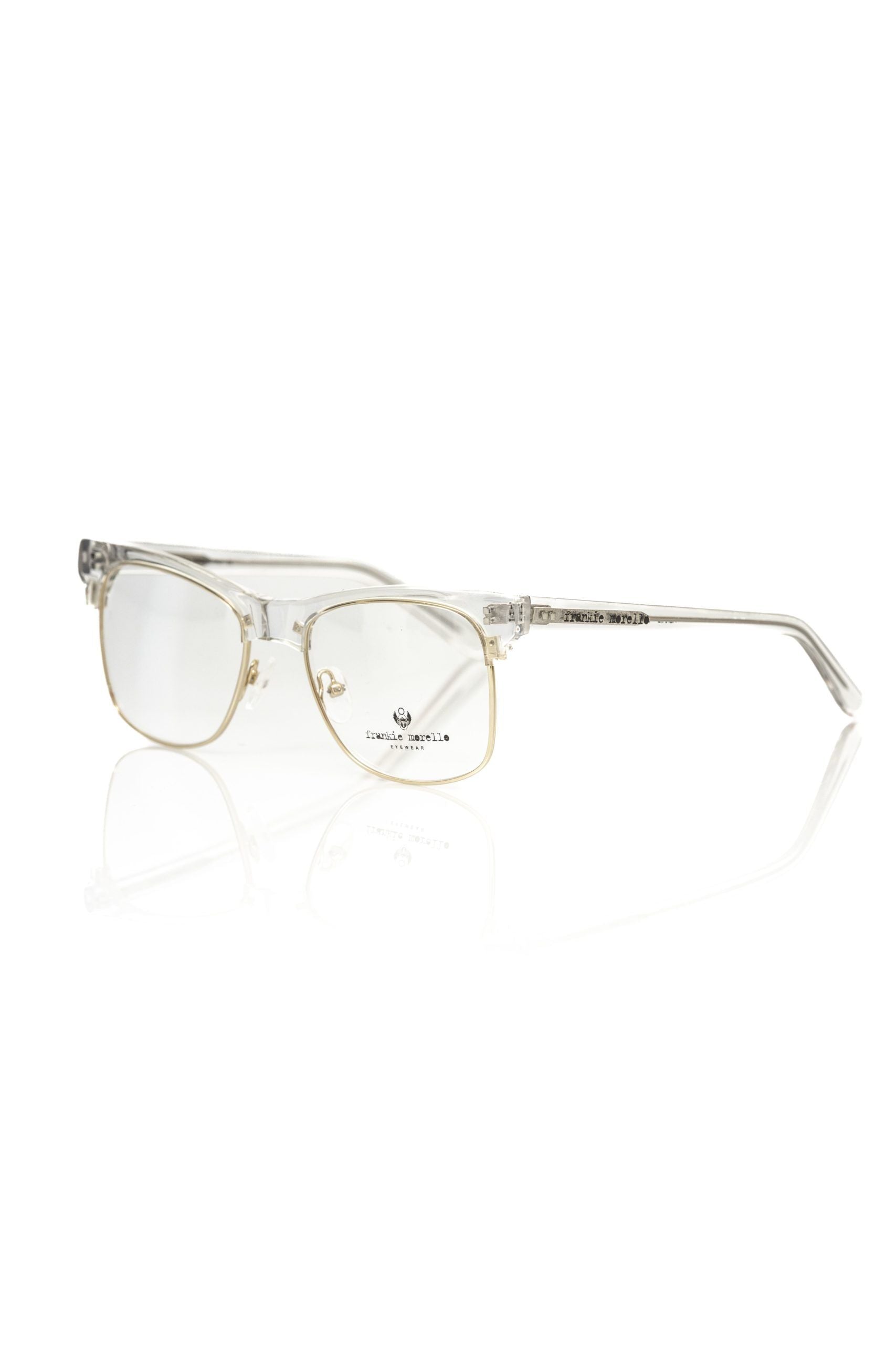 Frankie Morello Gold Metallic Fiber Men Frame