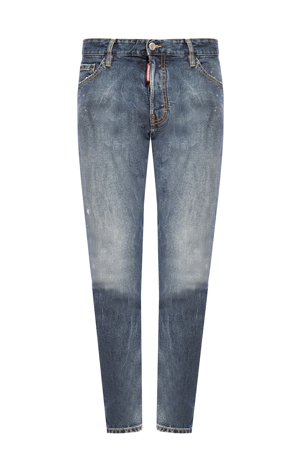 Dsquared² Blue Cotton Men Jeans