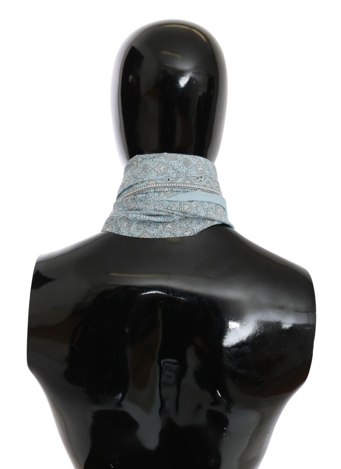 Ermanno Scervino Light Blue Bandana Wrap Shawl Foulard Scarf - Maison Luxe