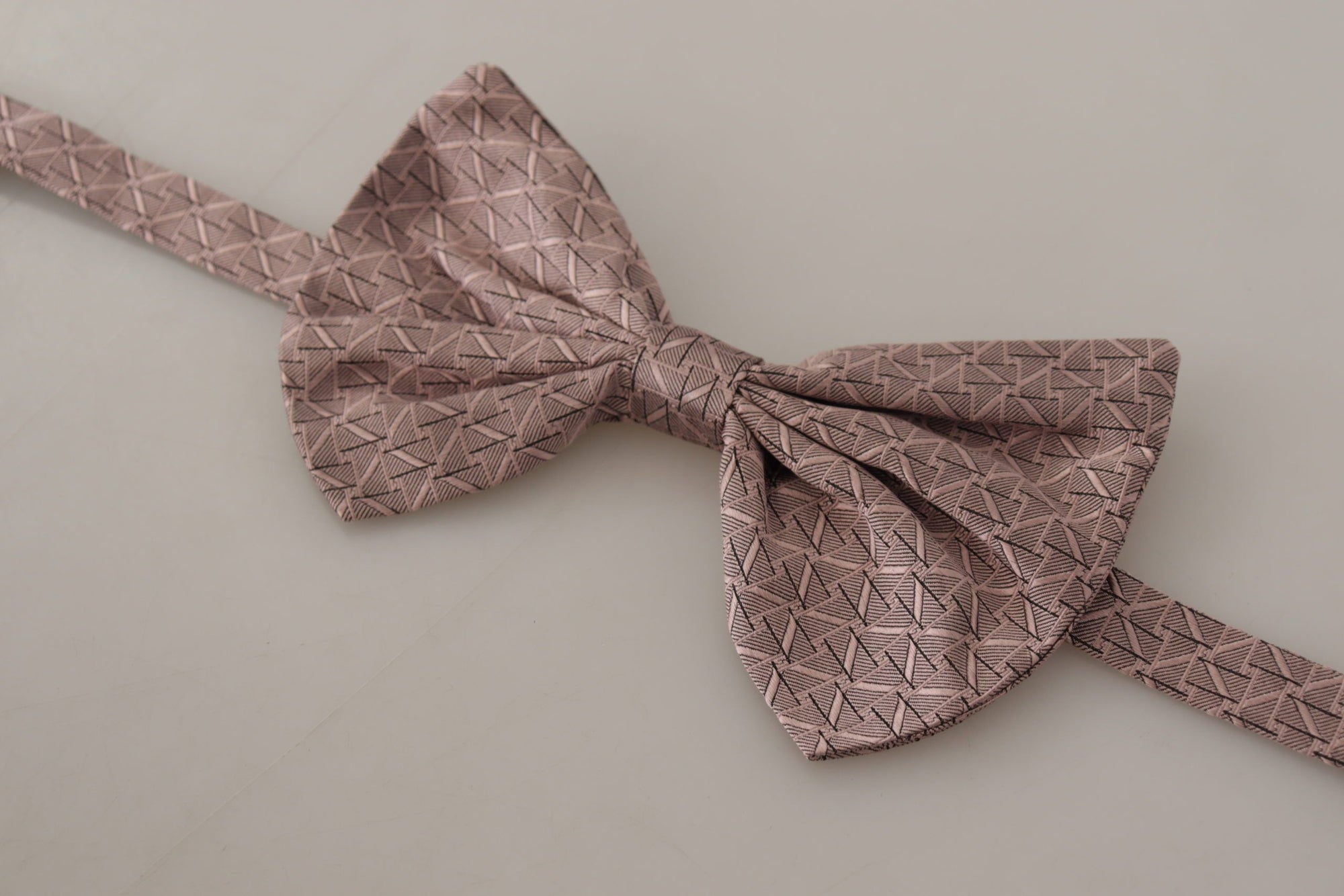 Dolce & Gabbana Gray Fantasy Print Adjustable Neck Papillon Bow Tie - Maison Luxe