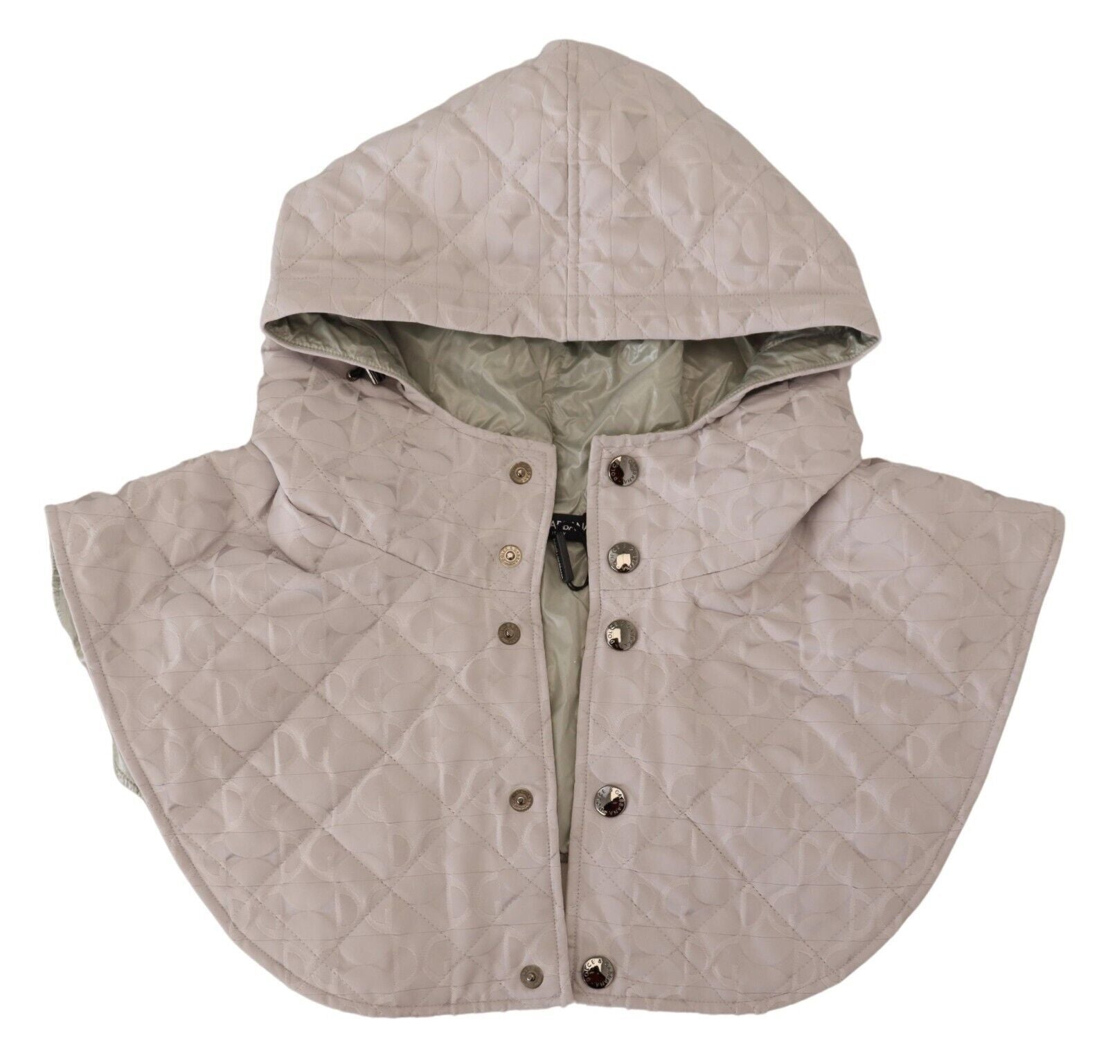 Dolce & Gabbana White Quilted Whole Head Wrap One Size Nylon Hat - Maison Luxe