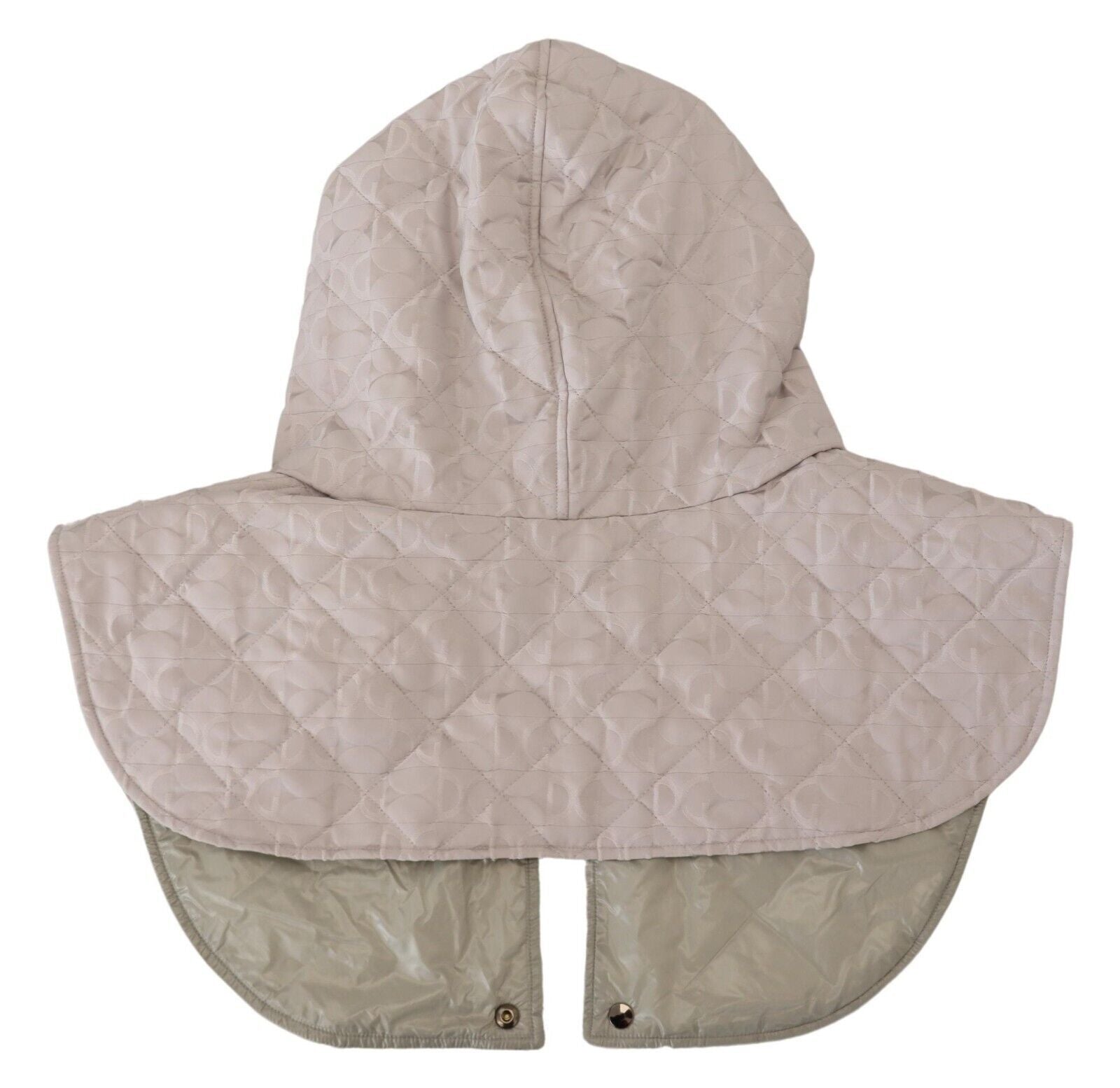 Dolce & Gabbana White Quilted Whole Head Wrap One Size Nylon Hat - Maison Luxe