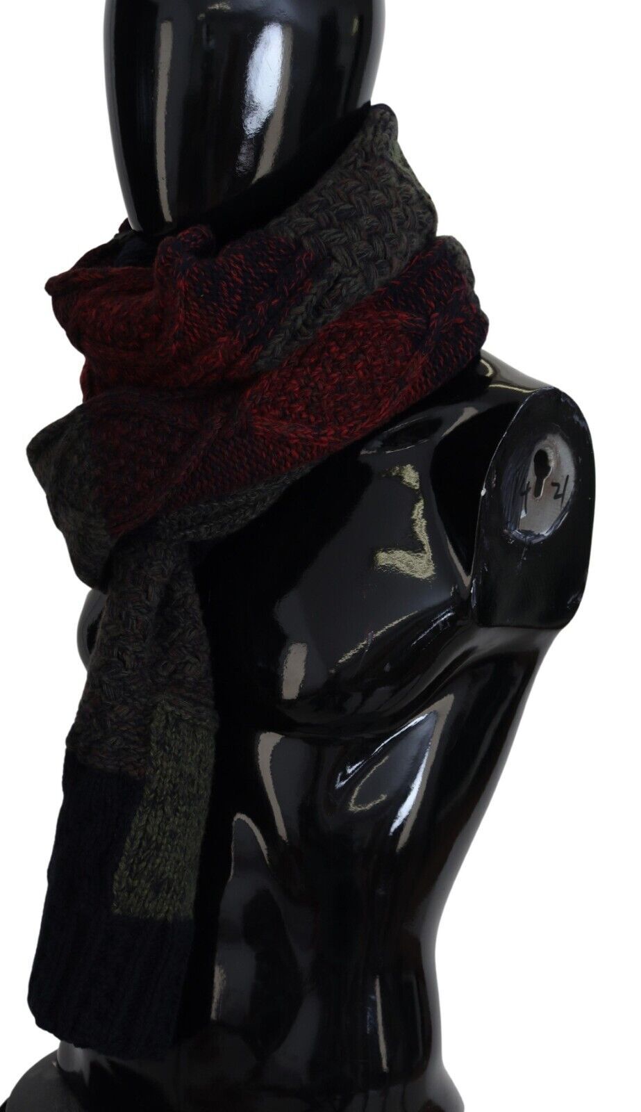 Dolce & Gabbana Multicolor Knitted Men Neck Wrap Shawl Scarf - Maison Luxe