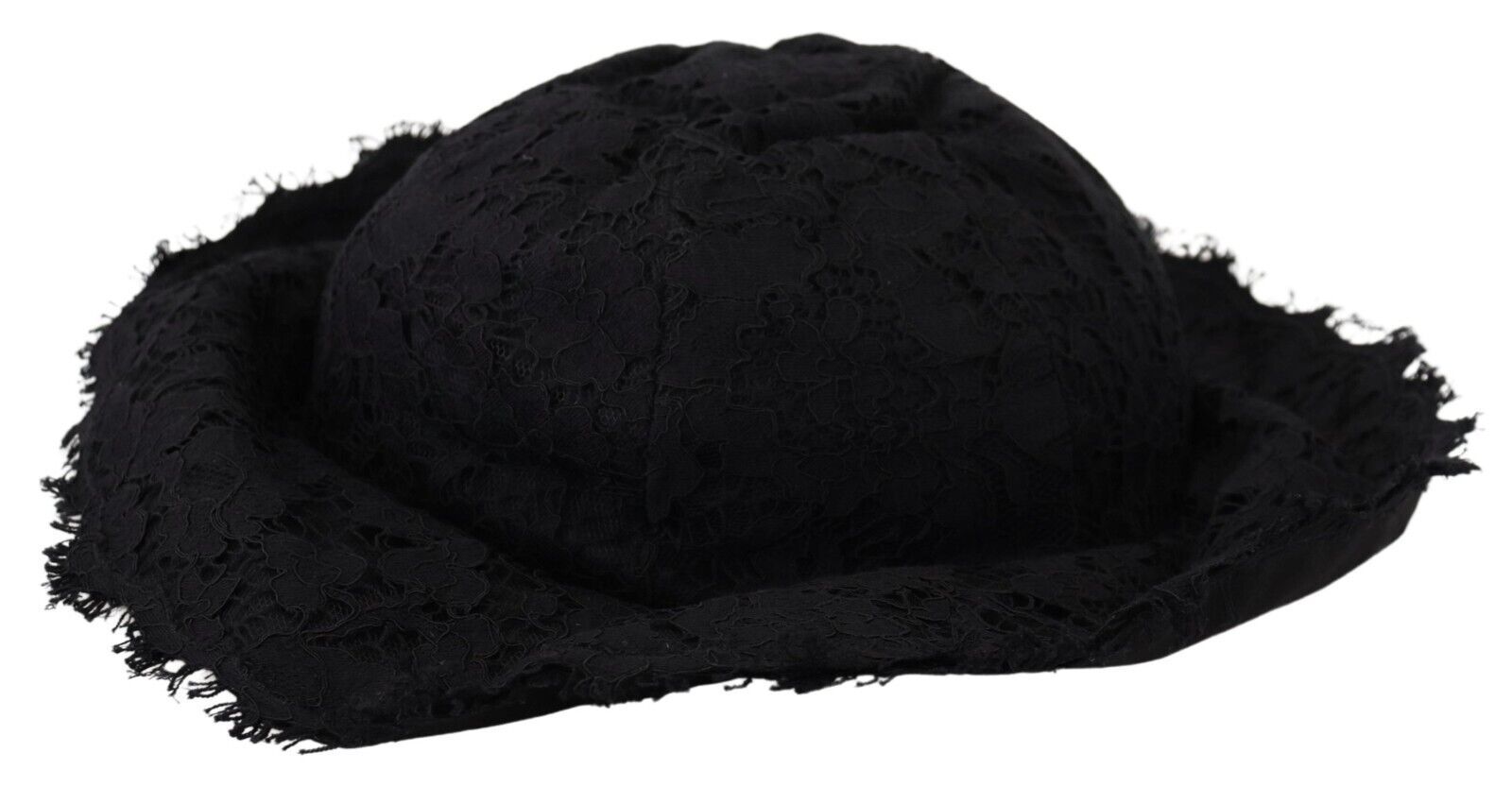 Dolce & Gabbana Black Cotton Wide Brim Shade Hat - Maison Luxe