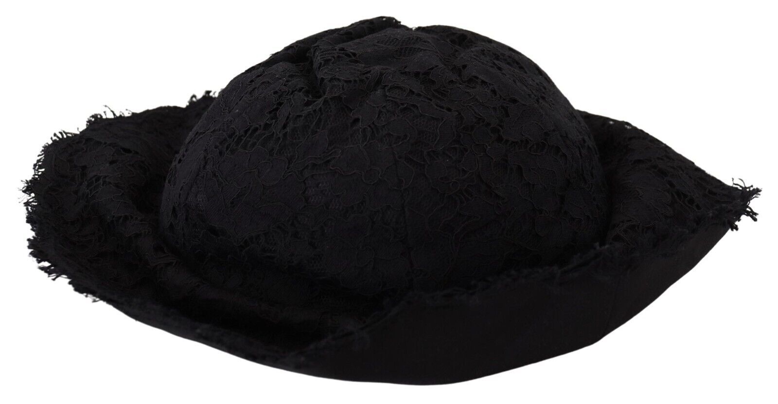 Dolce & Gabbana Black Cotton Wide Brim Shade Hat - Maison Luxe