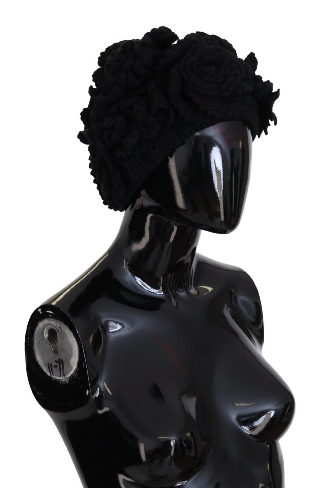 Dolce & Gabbana Black Wool Knit Winter Beanie Hat - Maison Luxe