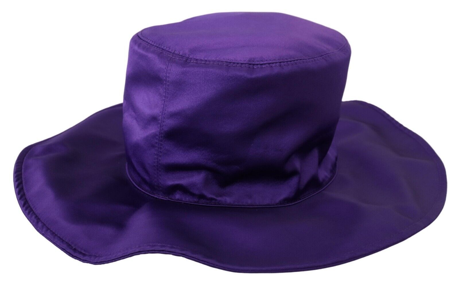 Dolce & Gabbana Purple Silk Stretch Top Hat - Maison Luxe
