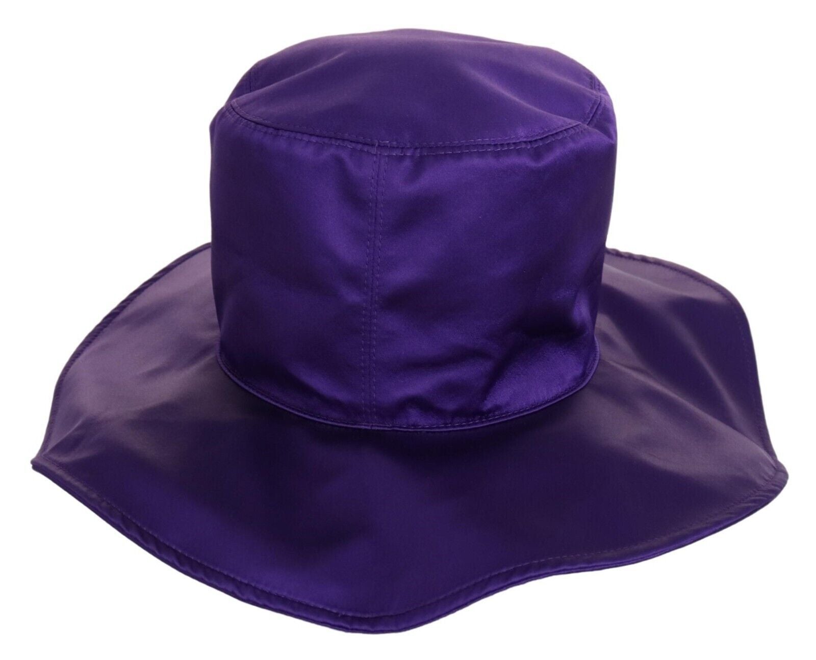 Dolce & Gabbana Purple Silk Stretch Top Hat - Maison Luxe