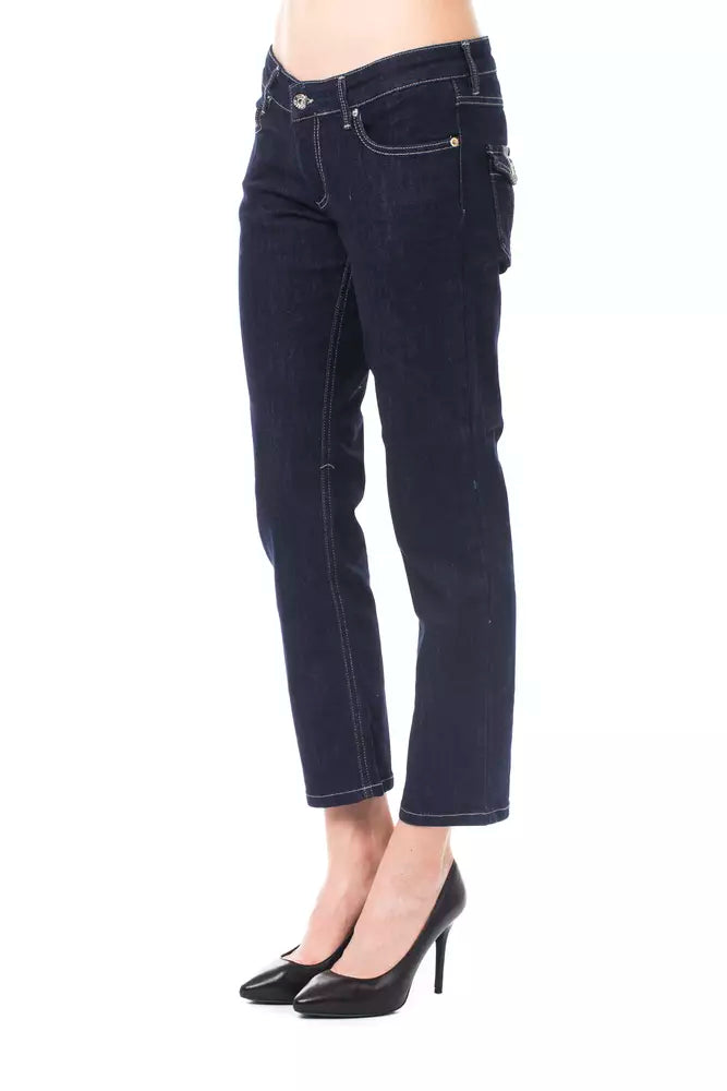 Ungaro Fever Blue Cotton Women Jeans