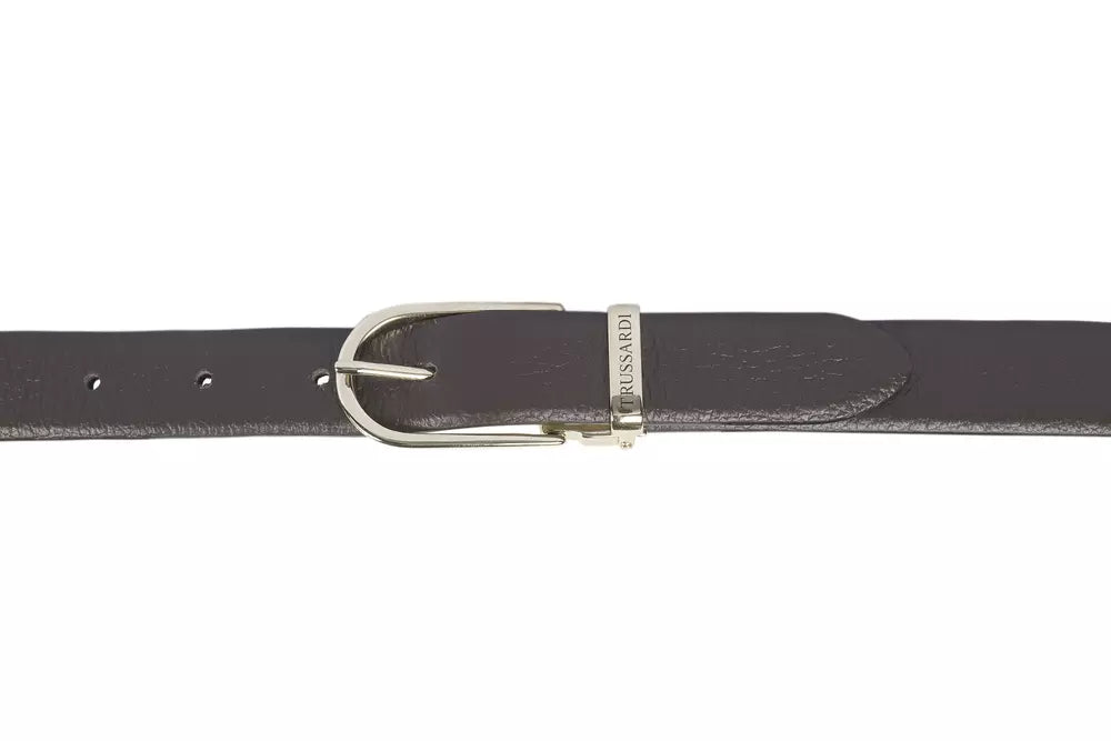 Trussardi Brown Leather Women Belt - Maison Luxe
