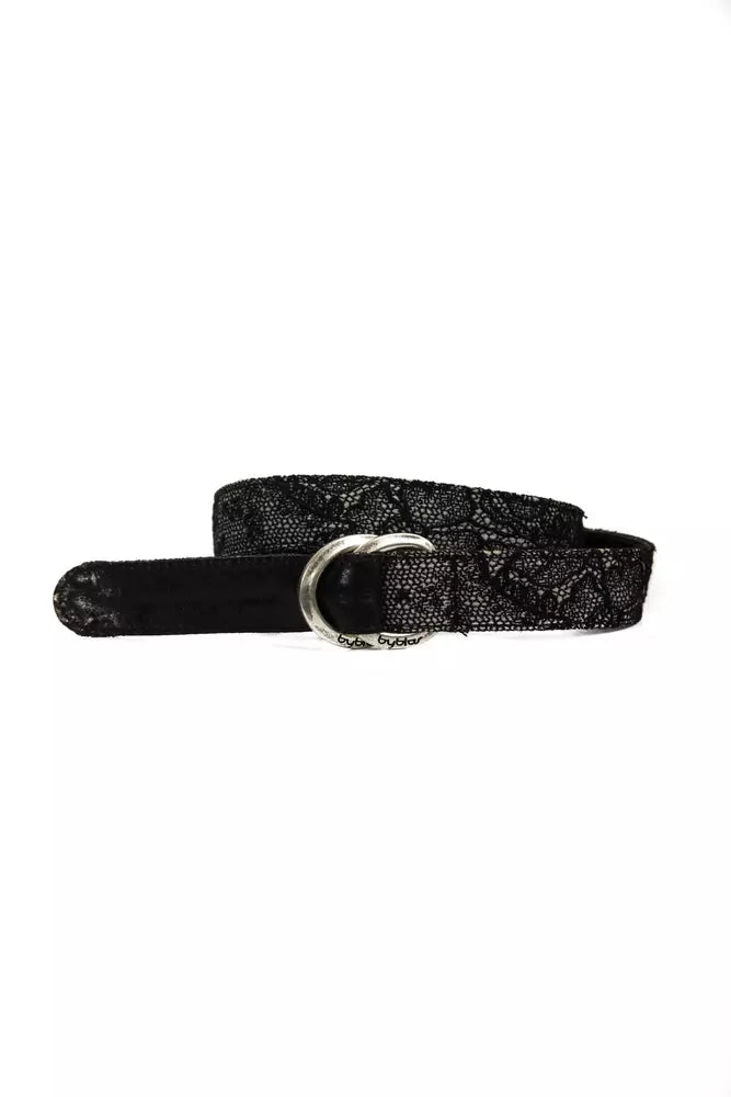 BYBLOS Black Wool Women Belt - Maison Luxe