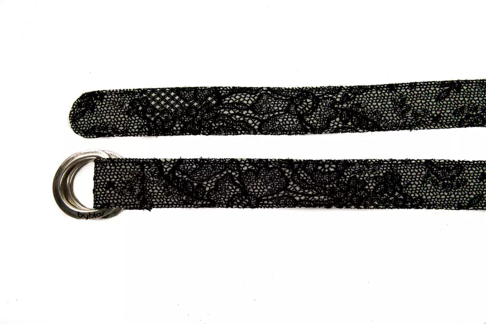 BYBLOS Black Wool Women Belt - Maison Luxe