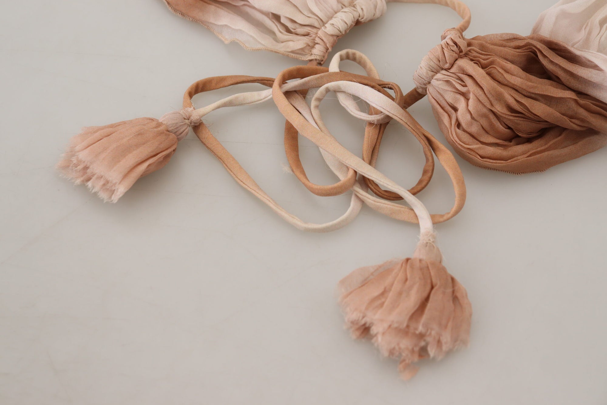 Ermanno Scervino Multicolor Silk Wrap Shawl Foulard Scarf - Maison Luxe