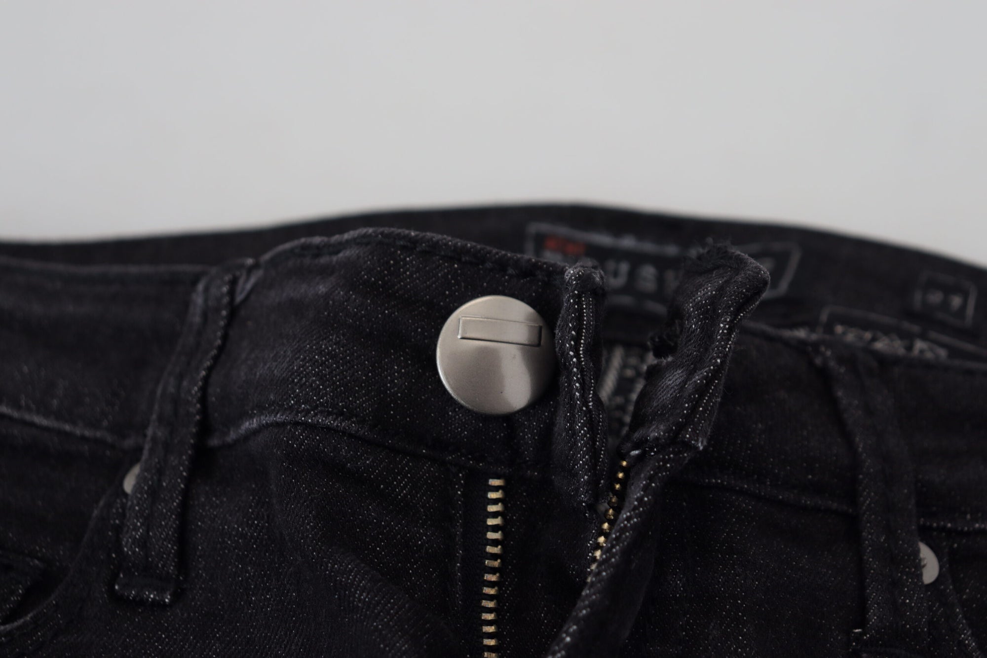 Acht Black Cotton Slim Fit Women Casual Denim Jeans