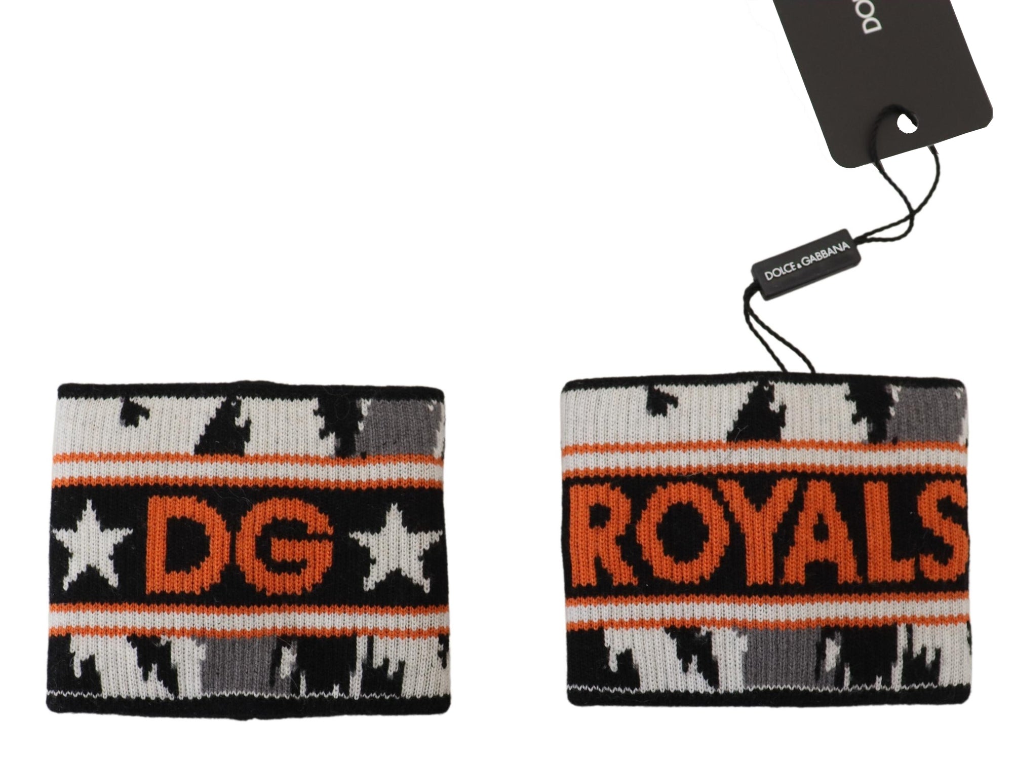 Dolce & Gabbana Orange and gray Two Piece Set DG Royal Wristband - Maison Luxe