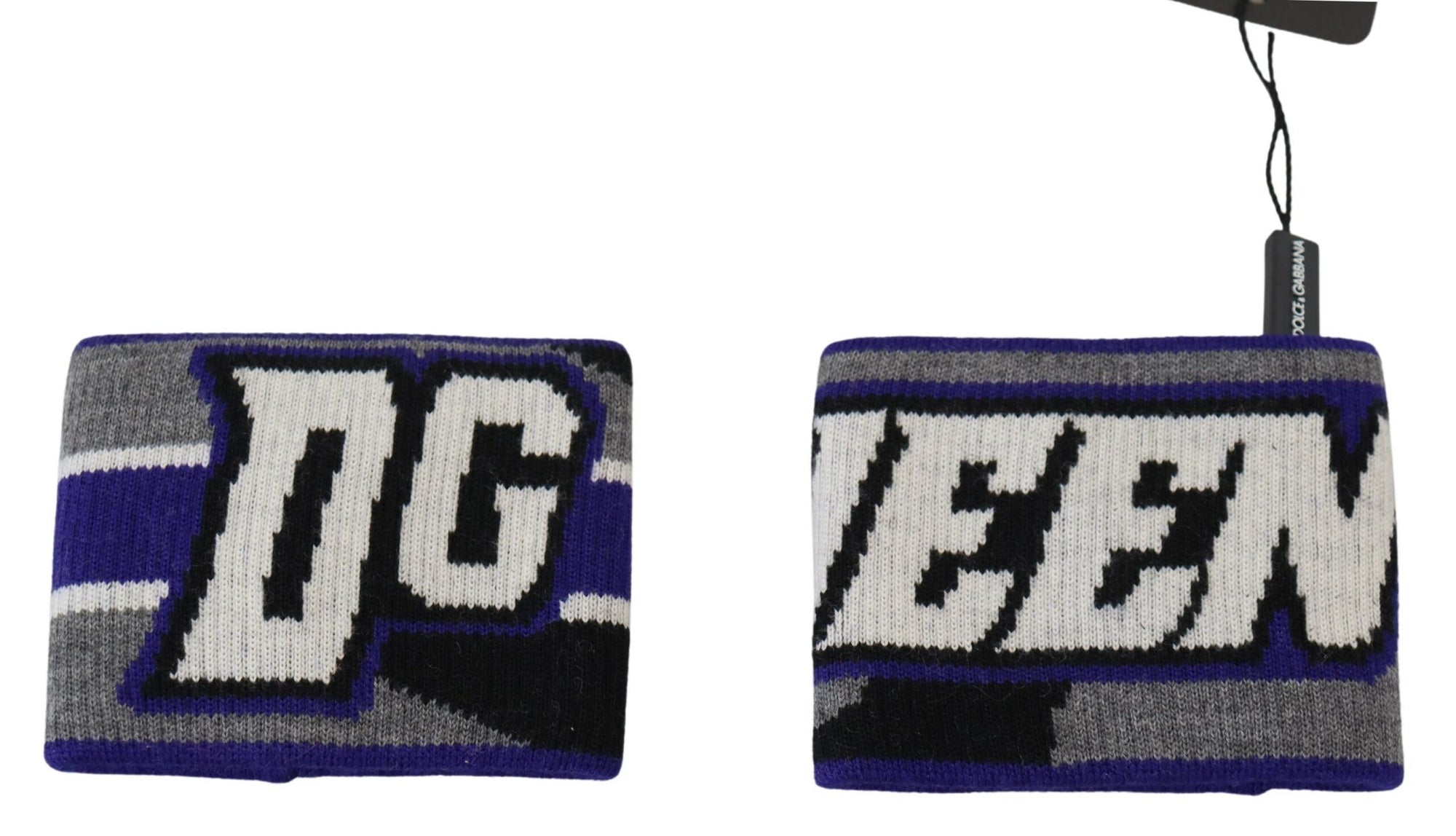 Dolce & Gabbana Purple Logo Two Piece Set Wristband - Maison Luxe