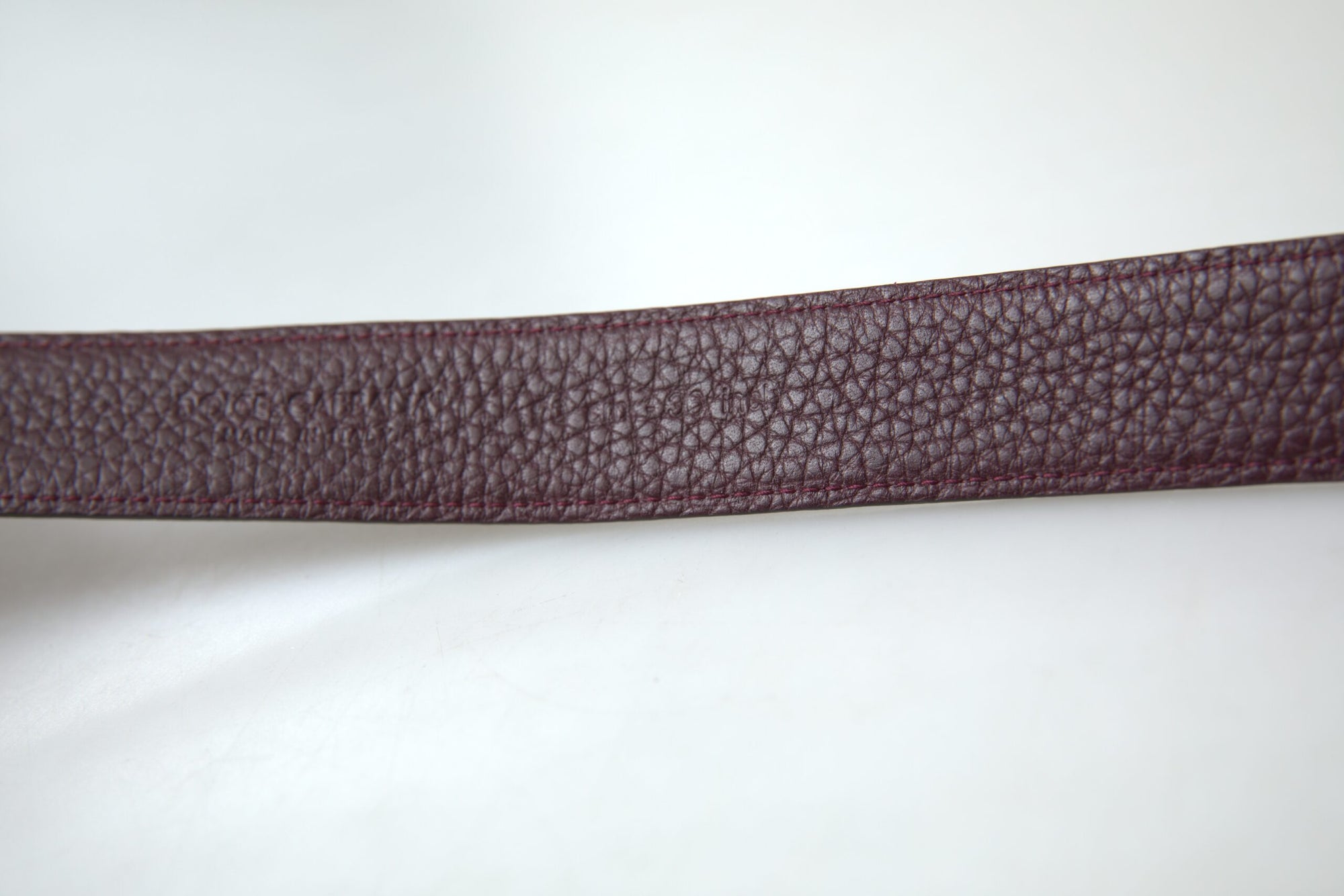 Dolce & Gabbana Brown Leather Metal Buckle Men Cintura Belt - Maison Luxe