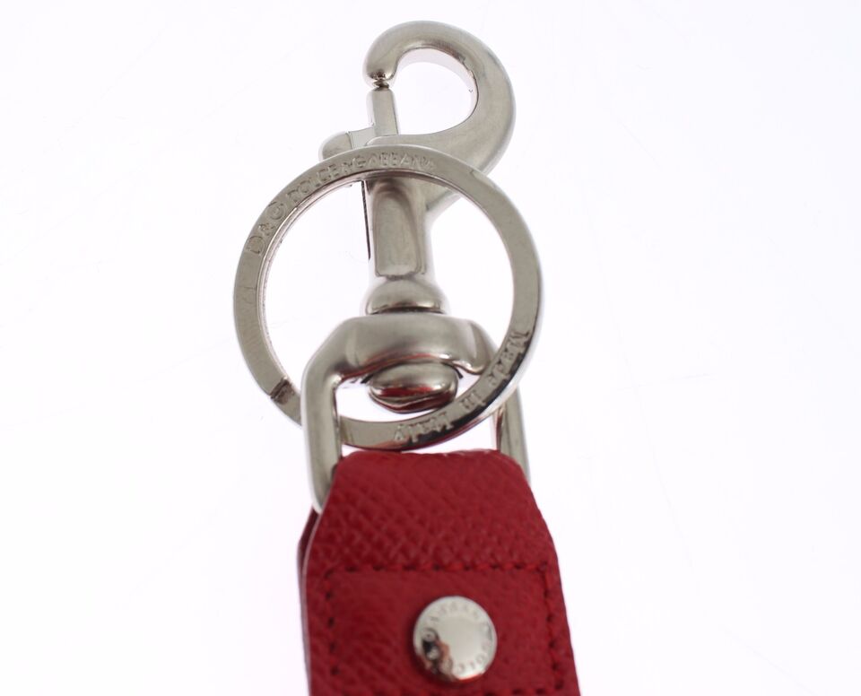 Dolce & Gabbana Multicolor Raffia Leather Clasp Finder Chain Keyring - Maison Luxe