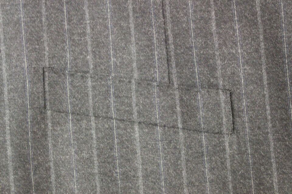 Dolce & Gabbana Gray Striped Wool Logo Vest Gilet Weste