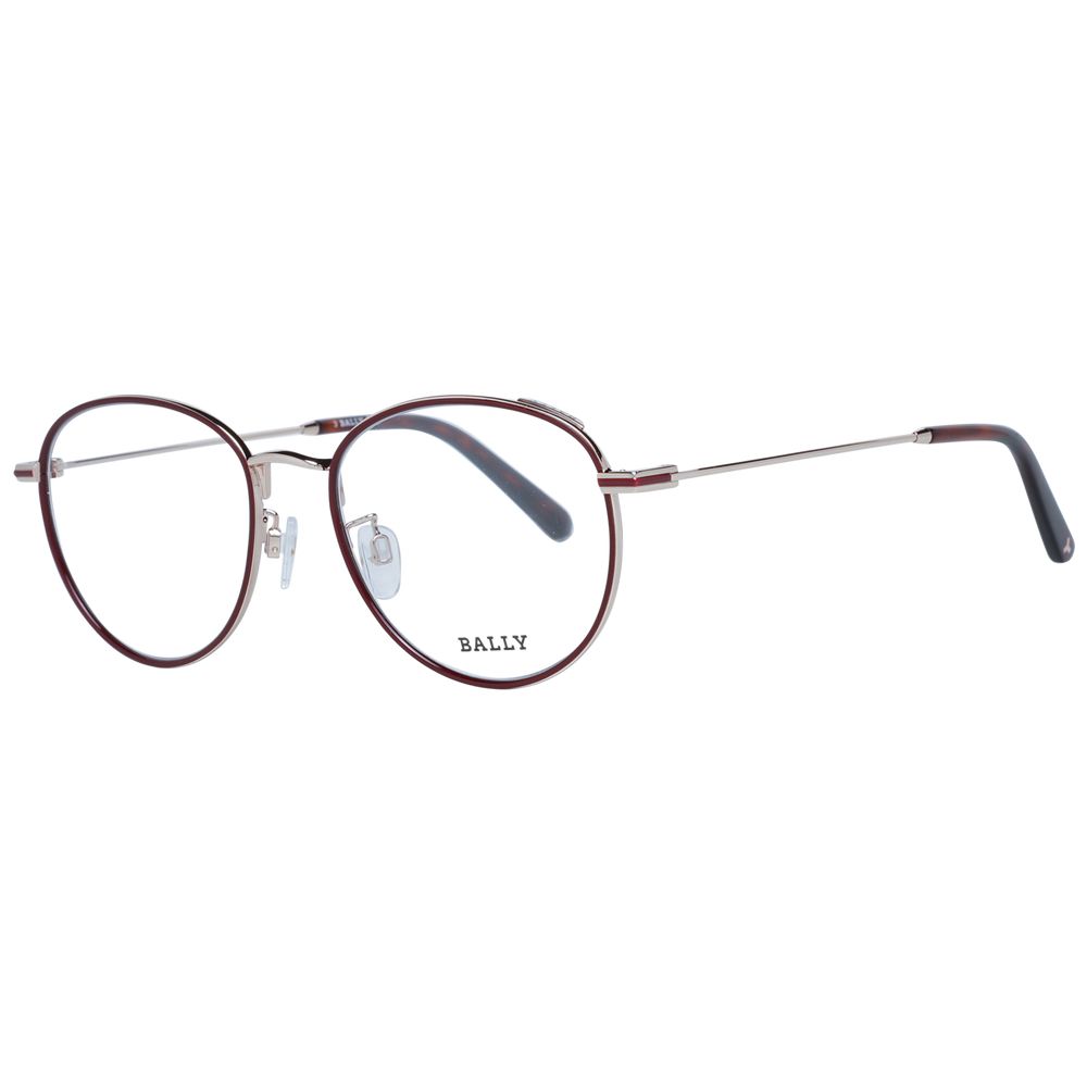 Bally Burgundy Metal Glasses (Frames)