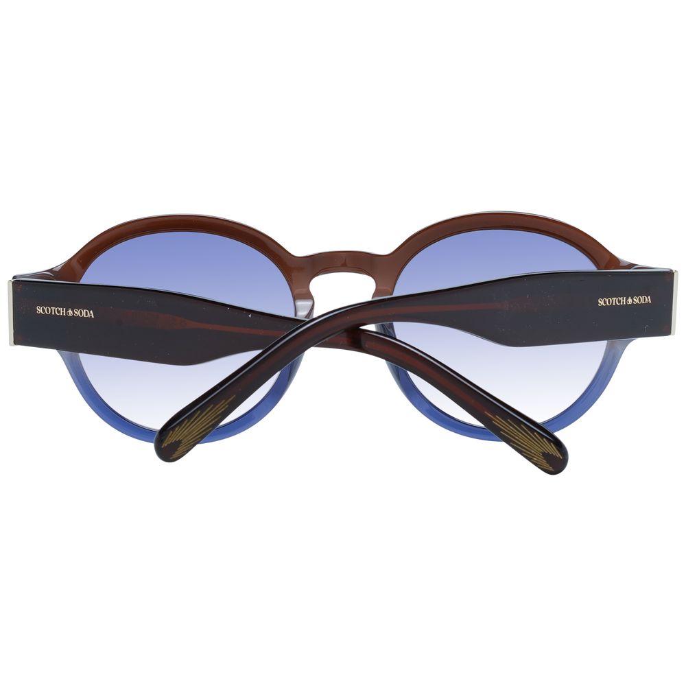 Scotch & Soda Brown Acetate Sunglasses