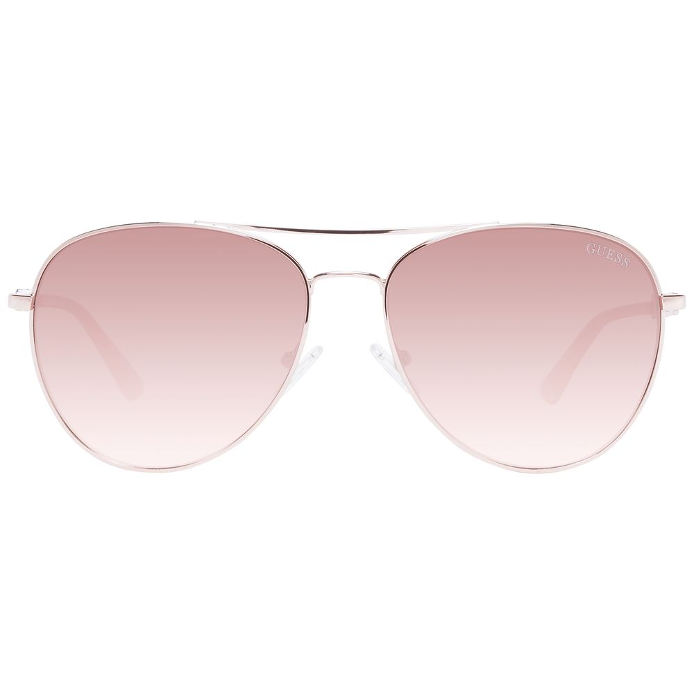 Guess Rose Gold Metal Sunglasses