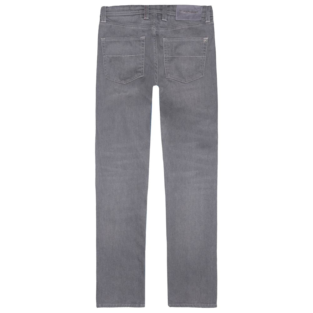 Tramarossa Gray Cotton Men Jeans