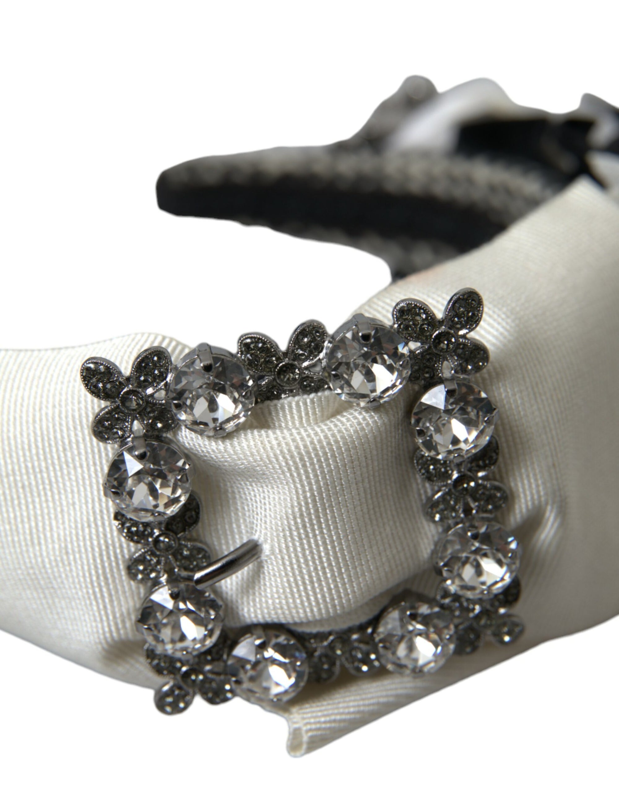 Dolce & Gabbana Multicolor Crystal Embellished Women Headband Diadem - Maison Luxe