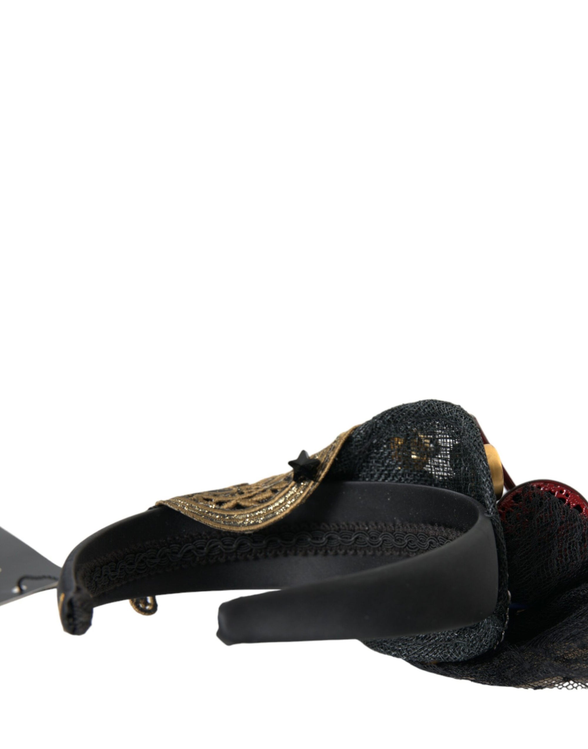 Dolce & Gabbana Multicolor Missile Rocket Crystal Stars Headband Diadem - Maison Luxe