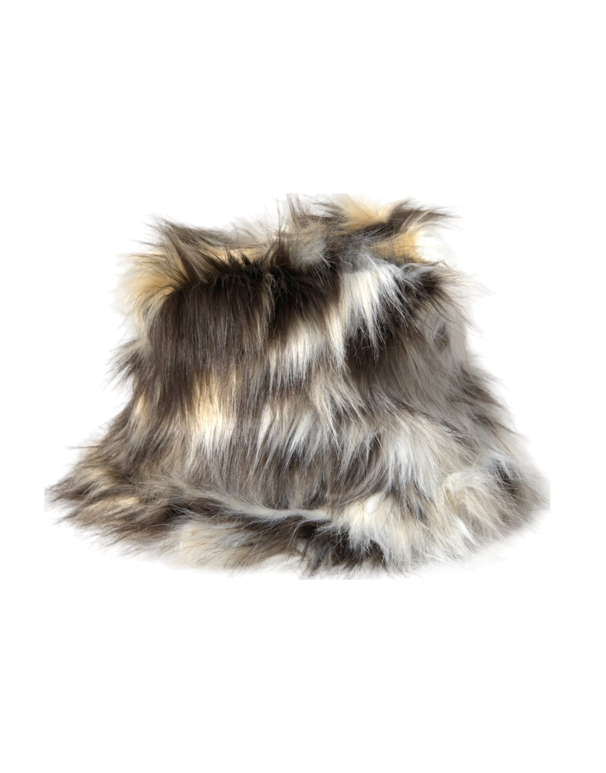 Dolce & Gabbana Multicolor Acrylic Fur Women Bucket Hat - Maison Luxe