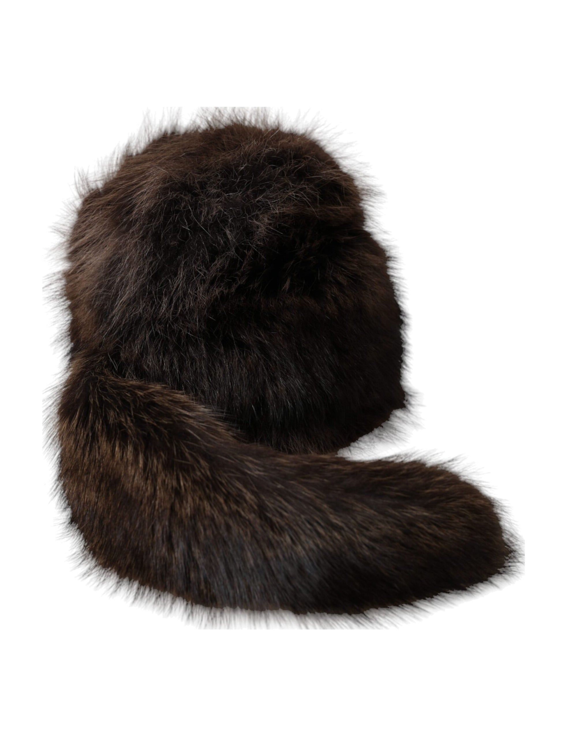 Dolce & Gabbana Women Brown Raccoon Fur Bucket Hat - Maison Luxe
