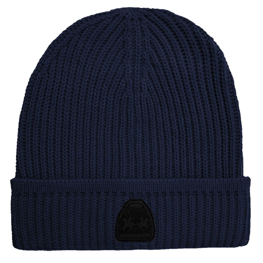 La Martina Blue Acrylic Men Beanie - Maison Luxe